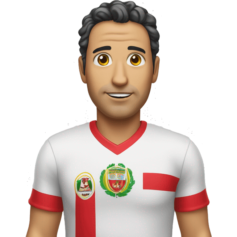 albert eistein con camiseta de peru emoji