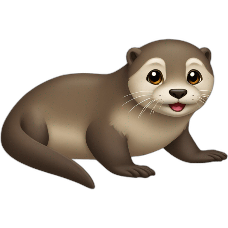 Loutre qui fait caca emoji