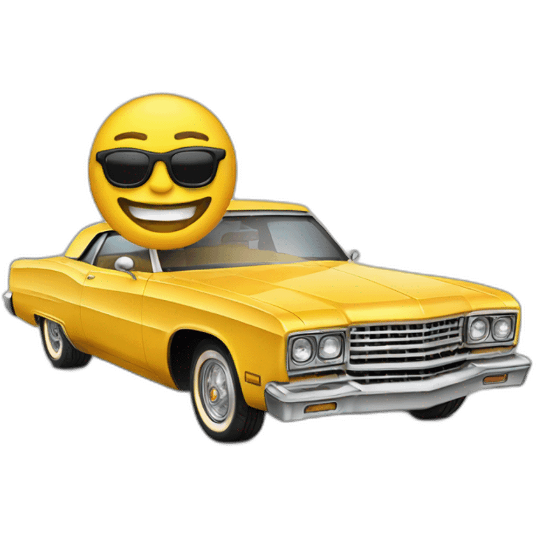 Lowrider happy emoji