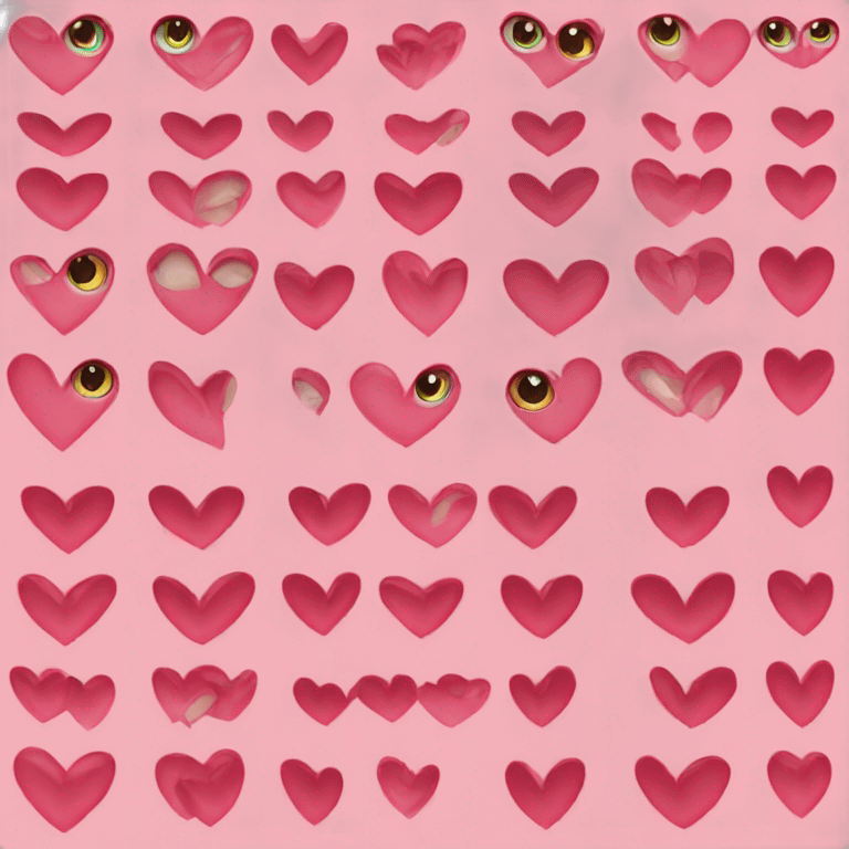 hearts eyes emoji