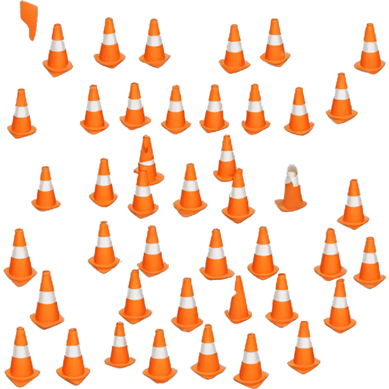 Traffic cone emoji