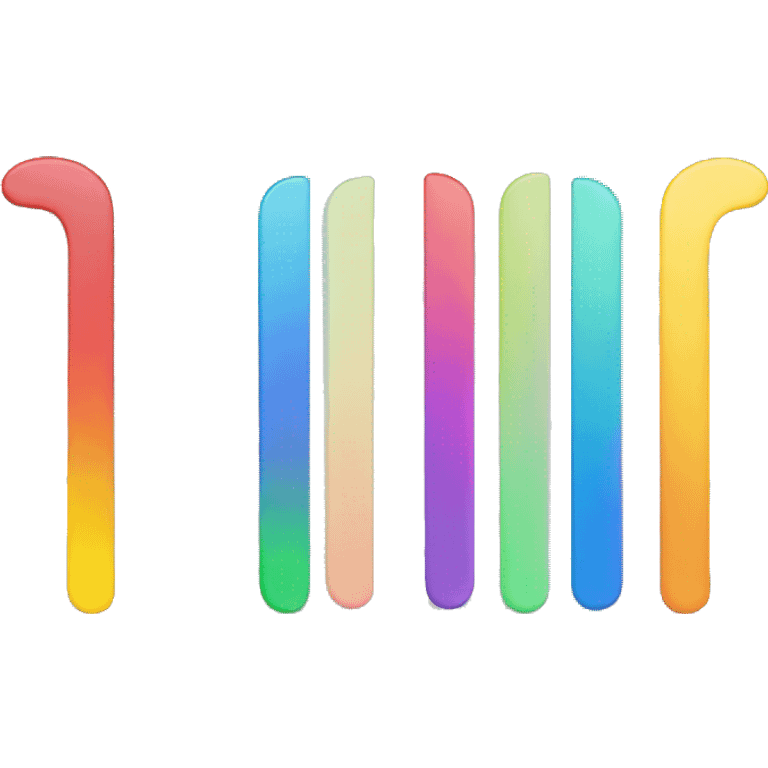 A bookmark symbol In rainbow colors  emoji