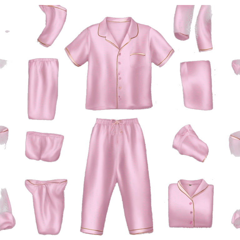 A silk pajamas set  emoji