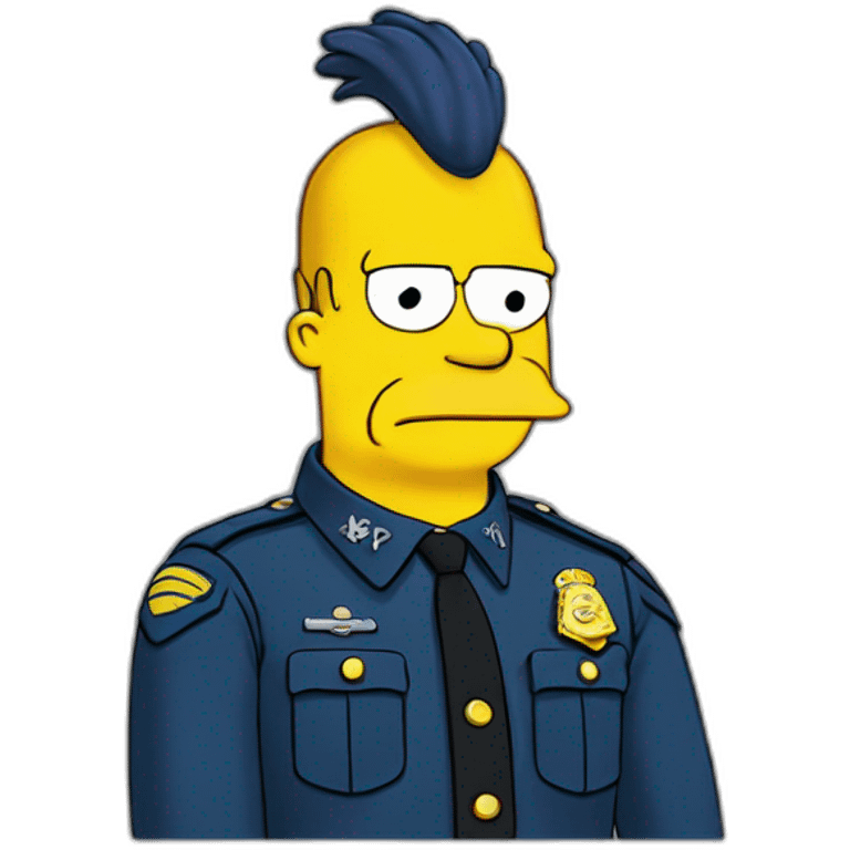 Chief Wiggum Simpson emoji