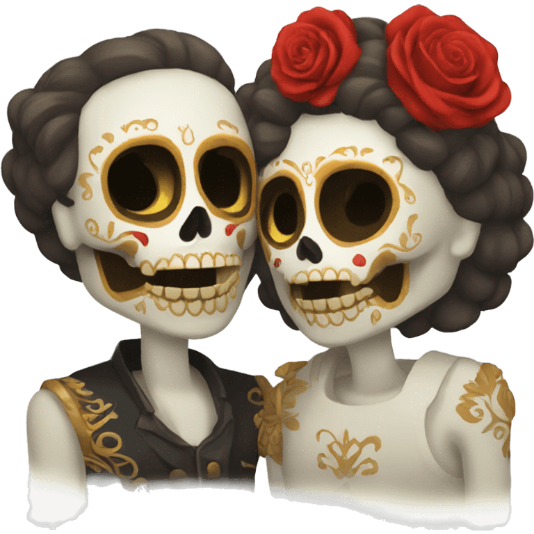 Calavera de amor emoji