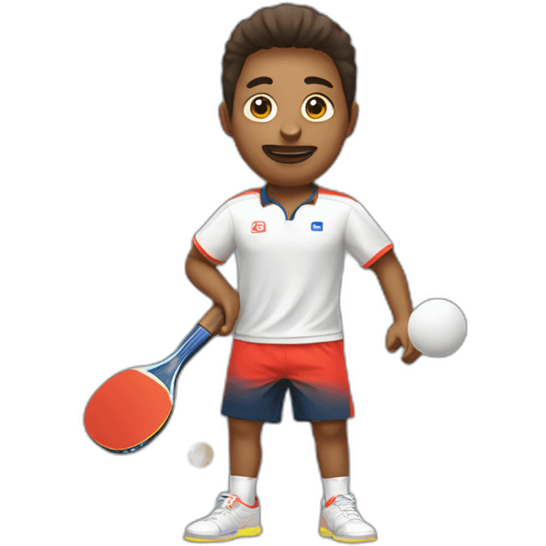 Table tennis player emoji