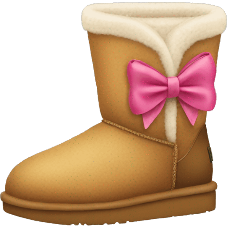 Uggs with a bow emoji