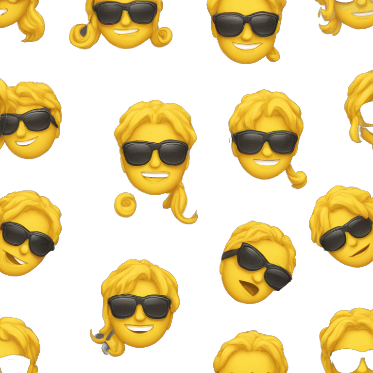 lunette de soleil rappeur emoji