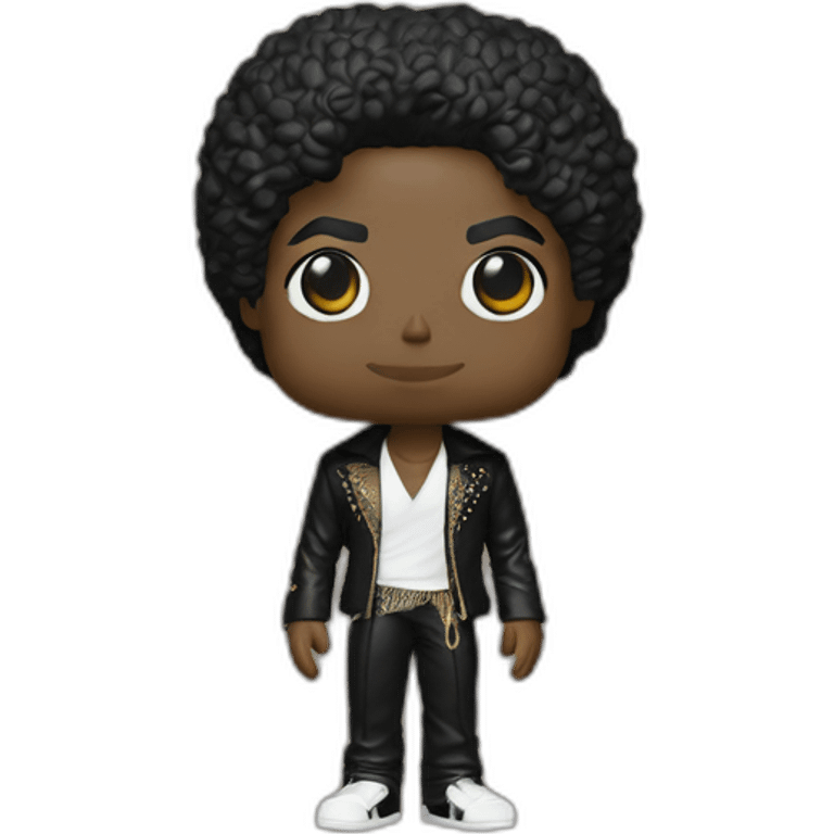 Michael jackson crazy maniac eyes funko pop emoji