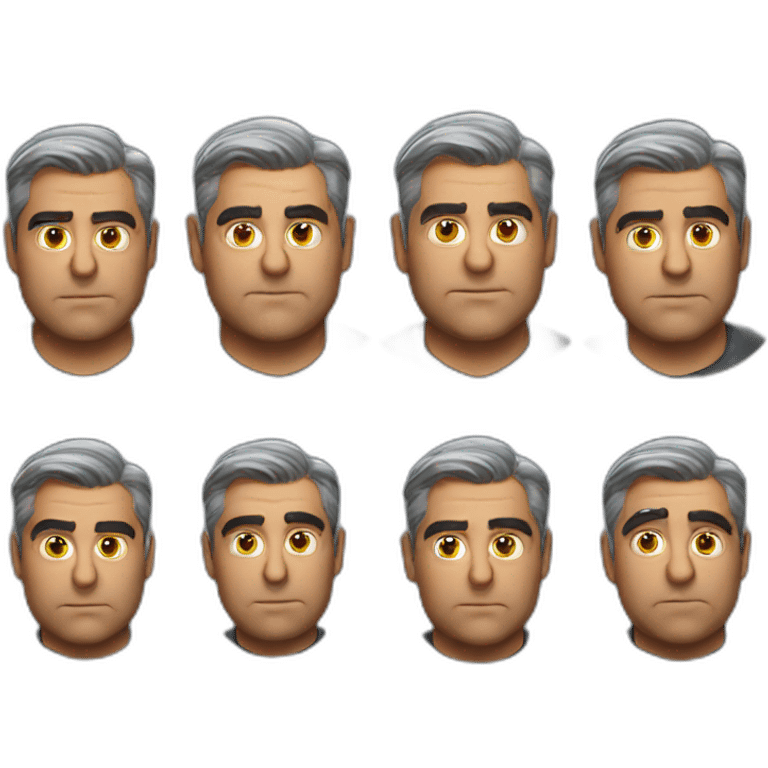 fat fat fat george clooney emoji