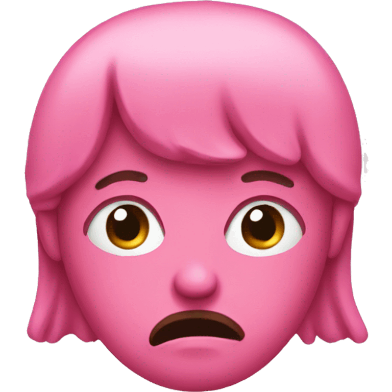 pink sob emoji  emoji