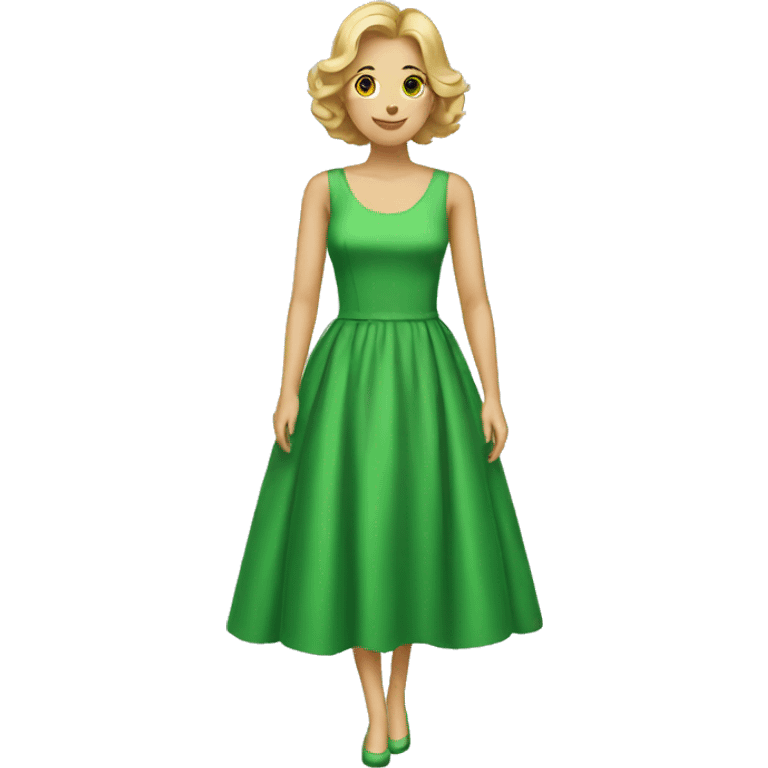 green dress emoji