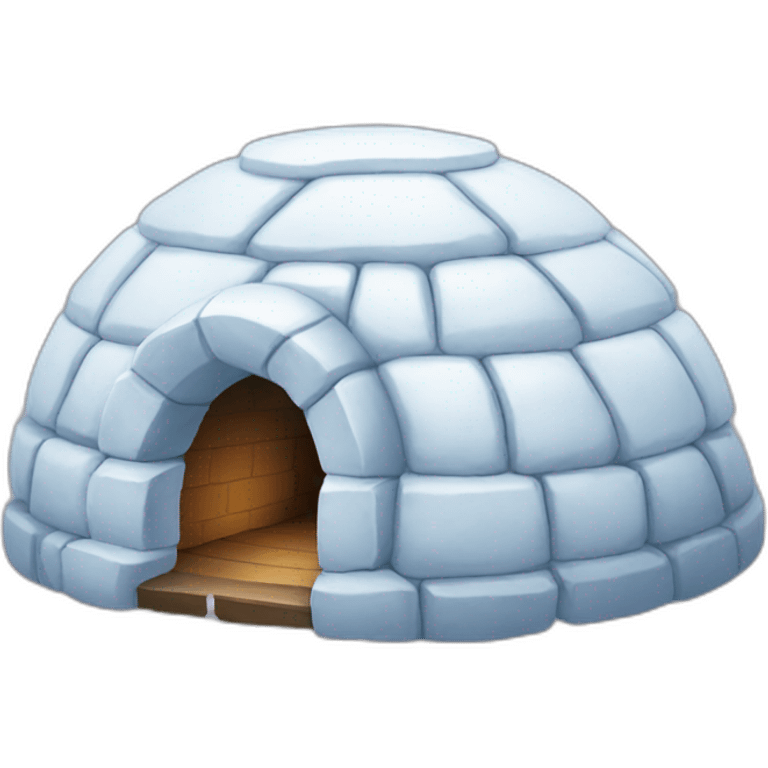 igloo with eyes emoji