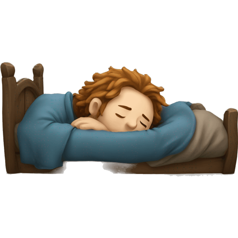 Hobbit sleeping  emoji