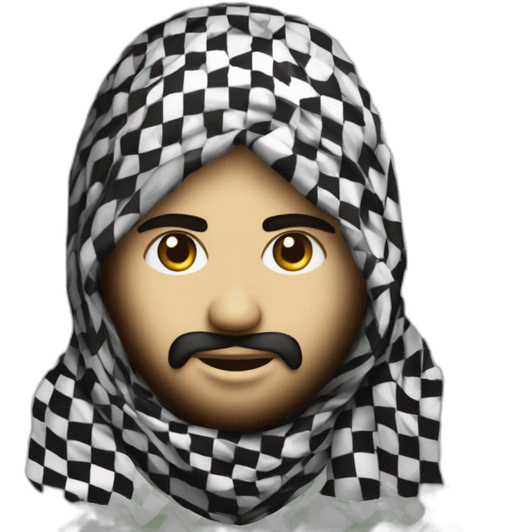 gaza brave rebelion keffiyeh emoji