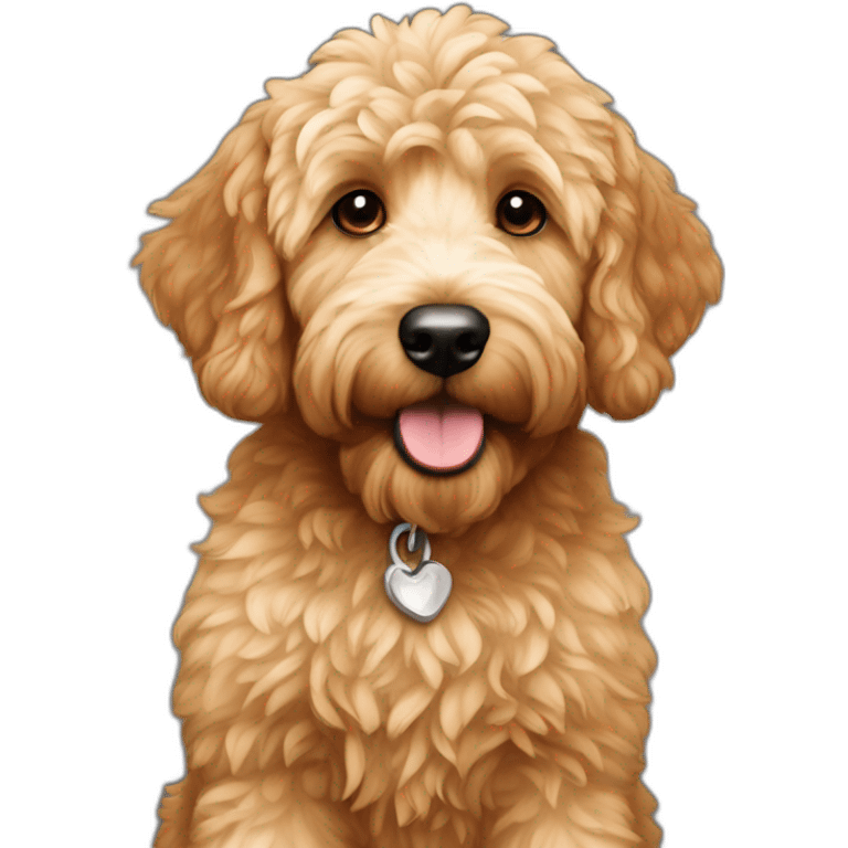 mini goldendoodle emoji