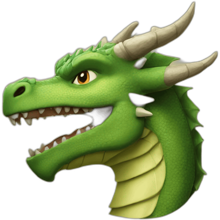 Dragon from sherek emoji