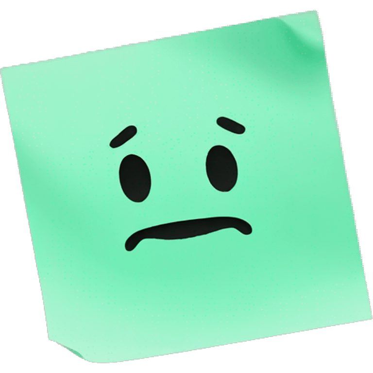 Post-it note  emoji