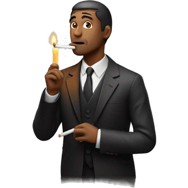 man smoking a candle  emoji