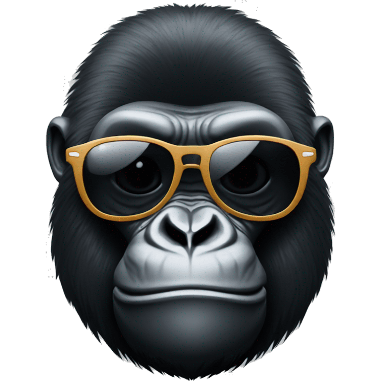 gorilla with sunglasses emoji