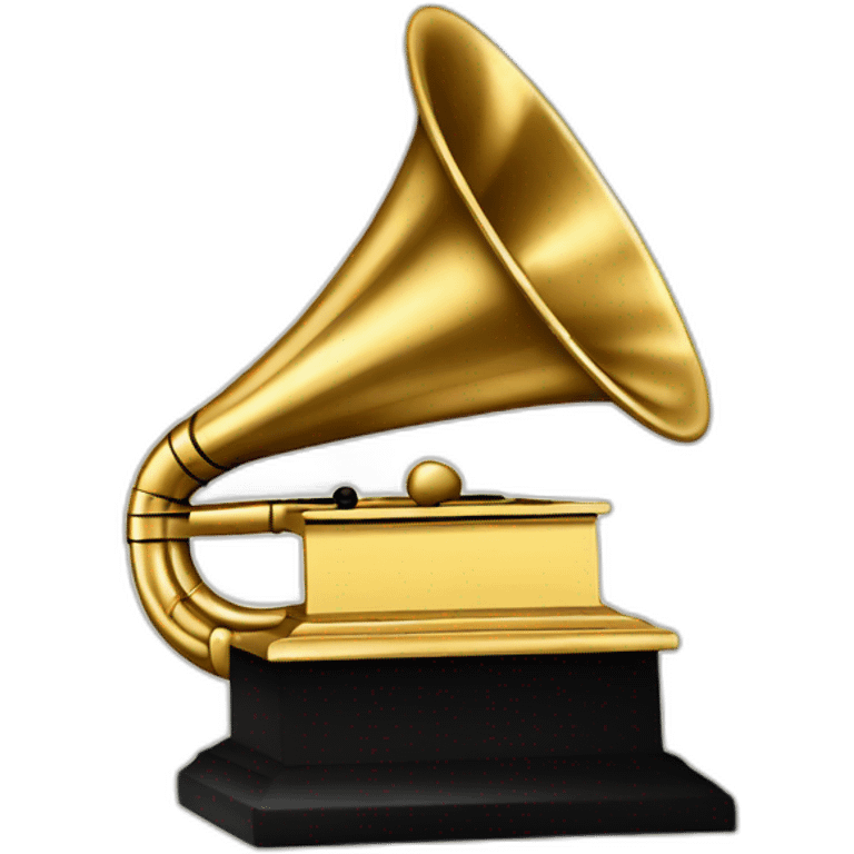 Grammy award emoji