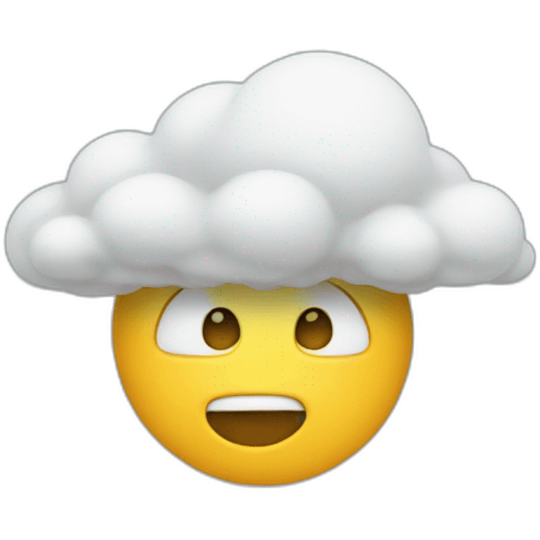 cloud who is also a reporter emoji