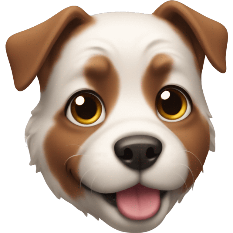 A cute dog  emoji