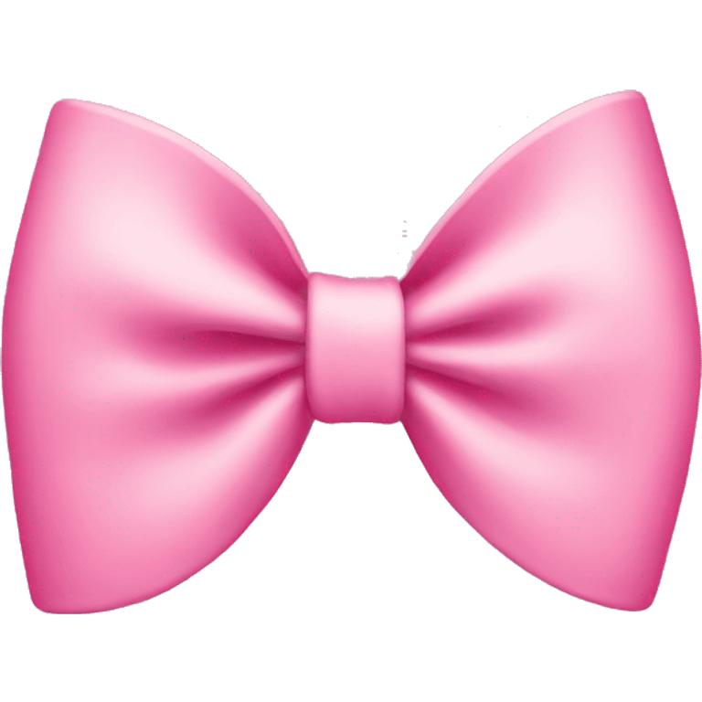 A pink preppy bow emoji