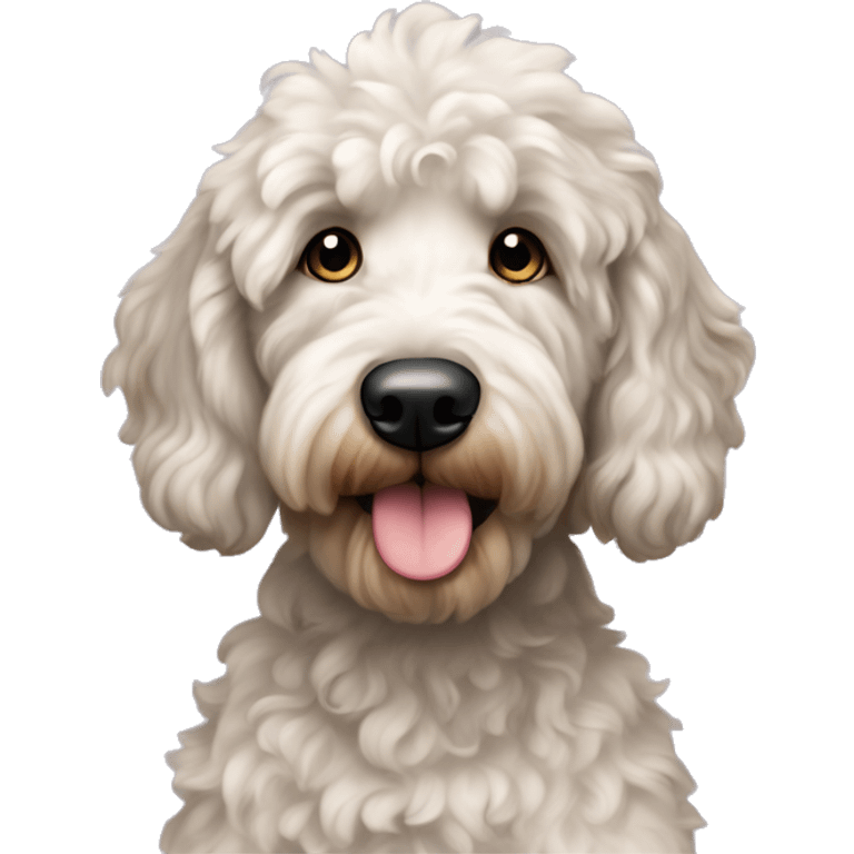 Merle goldendoodle  emoji