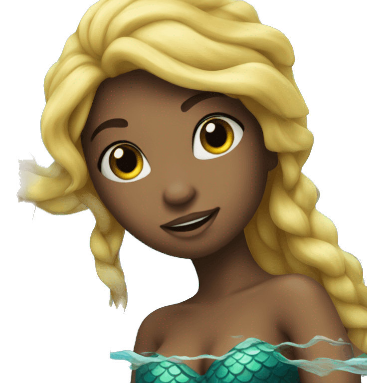 a mermaid in the sea emoji