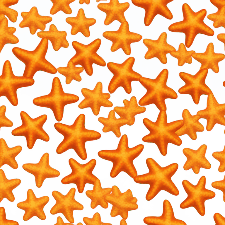 orange starfish emoji