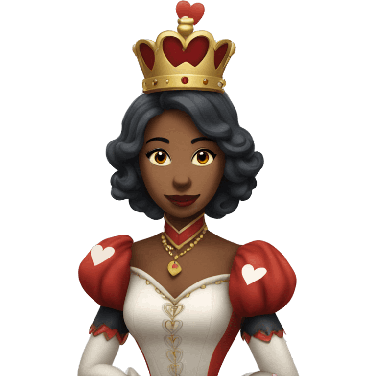 Queen of hearts emoji