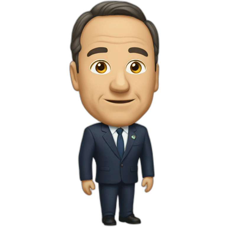 Legault qui embrasse emoji