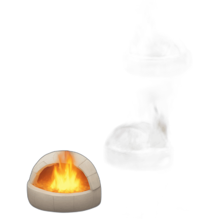 igloo this is fine fire burning emoji