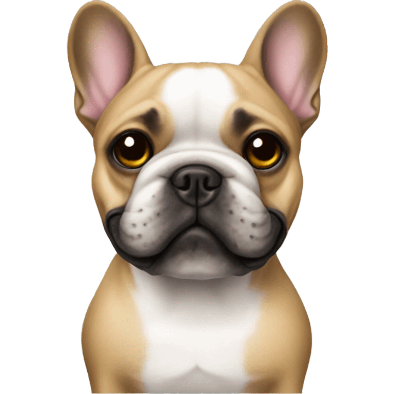 French bulldog in law school emoji