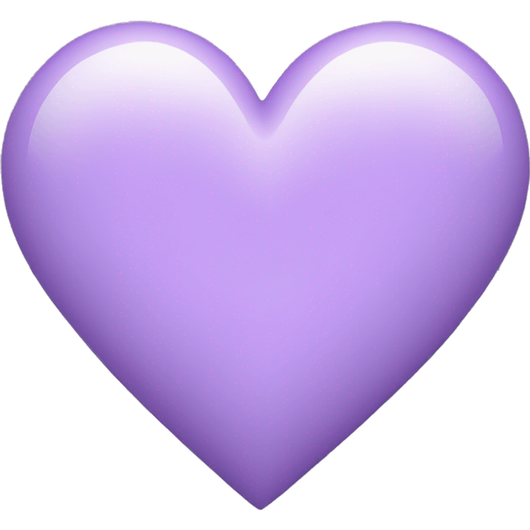 Light purple heart  emoji