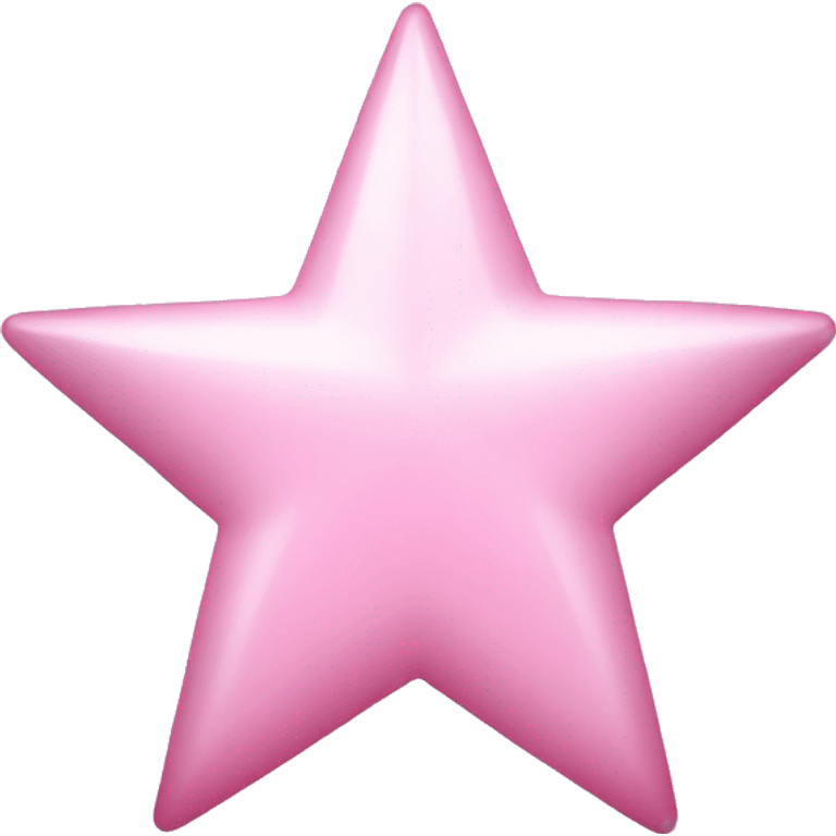 pale pink star sparkle emoji