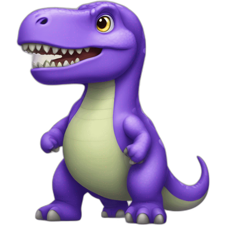 purple dinosaur emoji