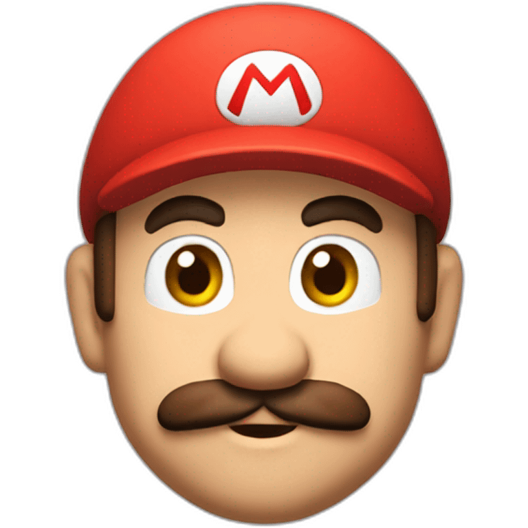 Mario whith a red cap emoji