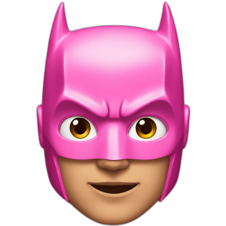 Pink Batman emoji