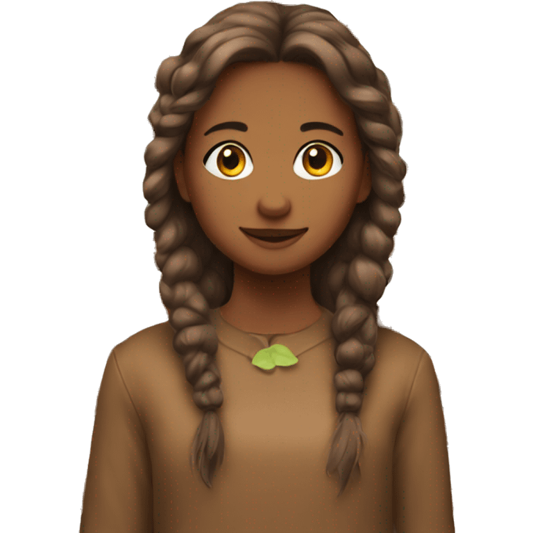 Chestnut girl  emoji