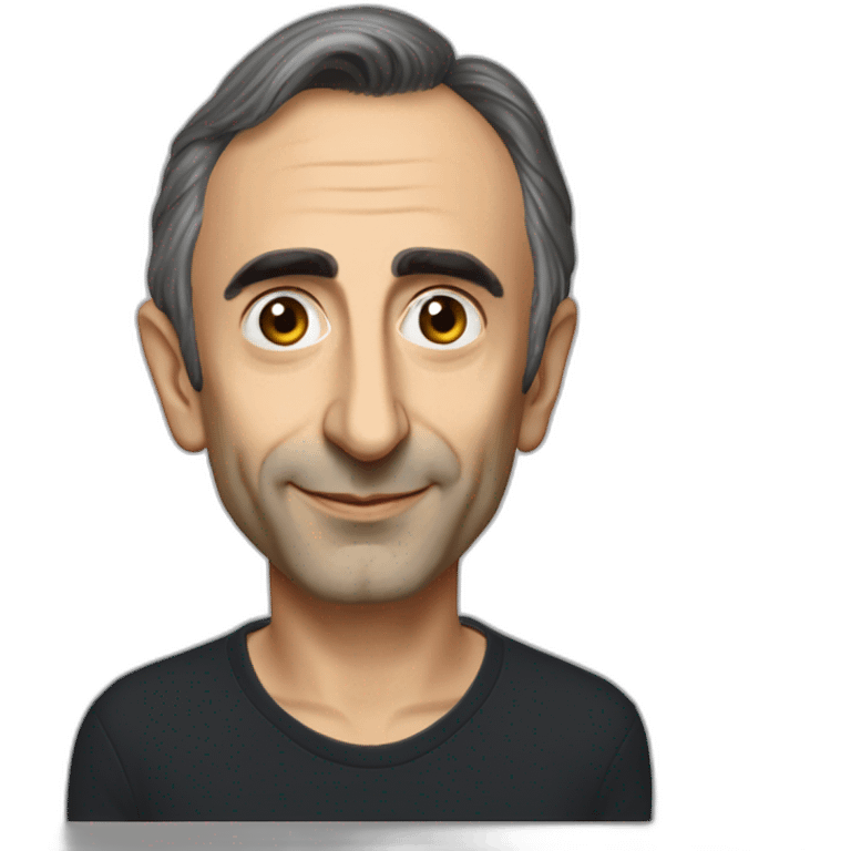 Éric zemmour boit une bière emoji