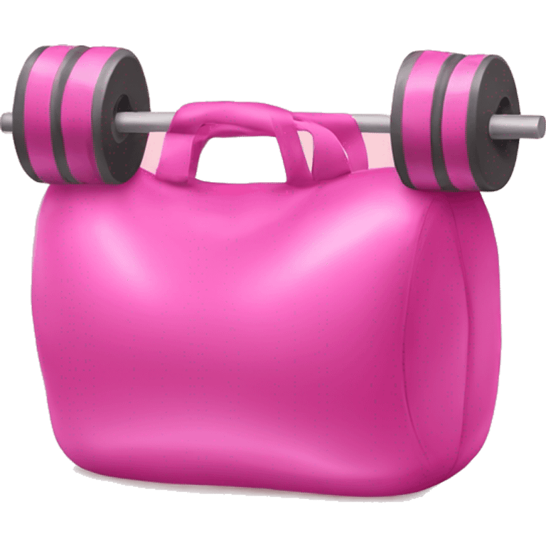 Pink gym stuff emoji