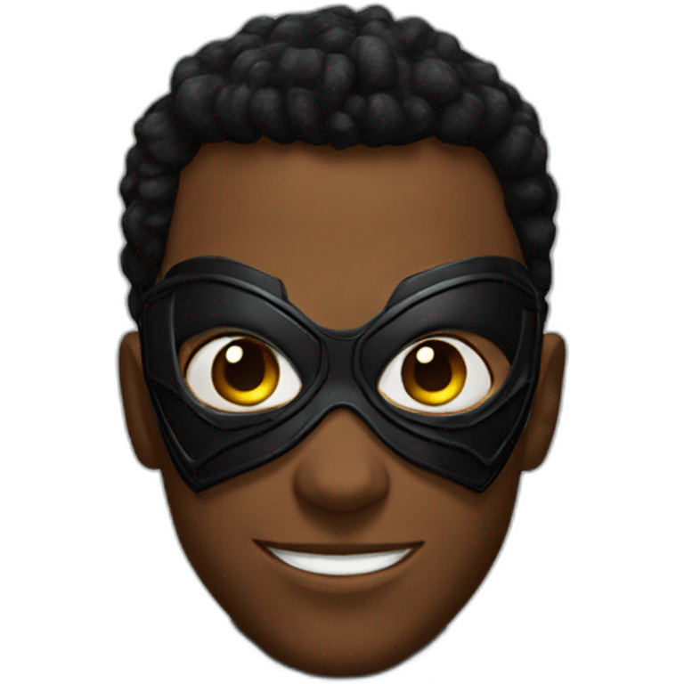 black Spider man emoji