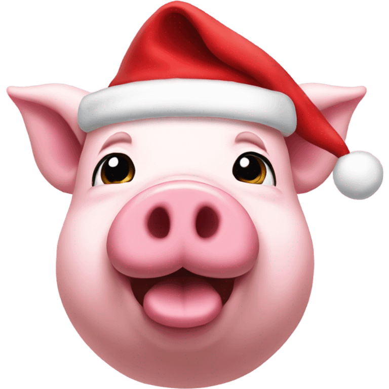 Santa Pig emoji