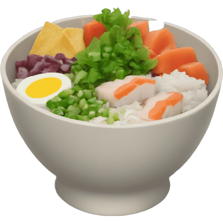 poke bowl emoji