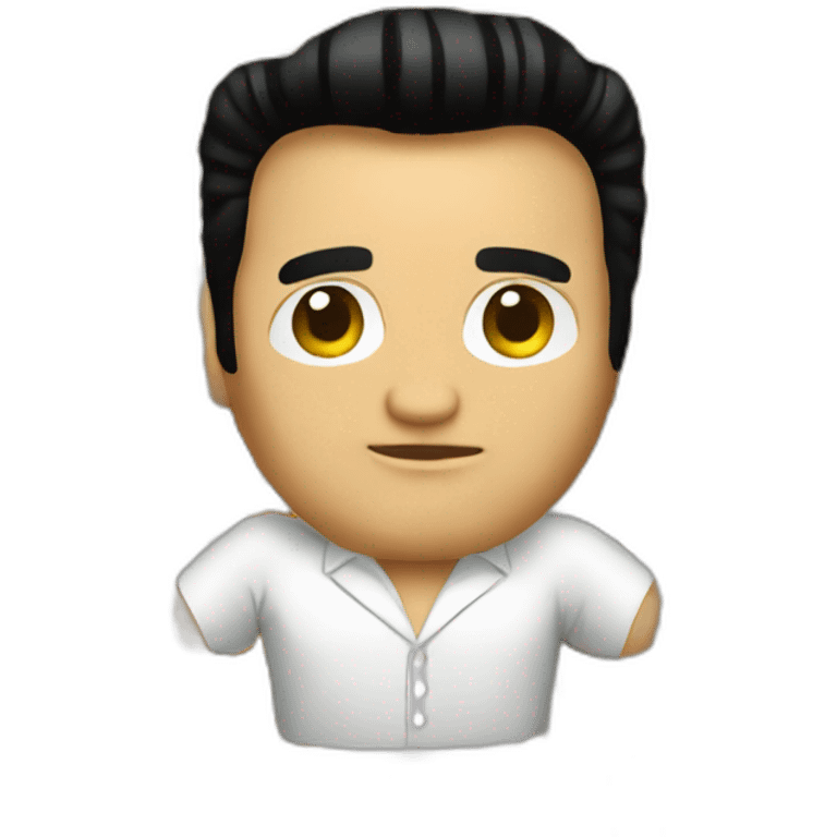 Elvis overweighted emoji