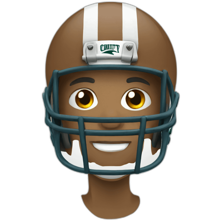 football as head emoji