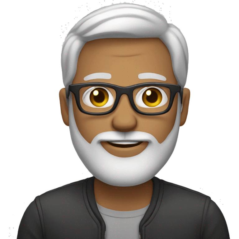 Man with glasses and beard emoji