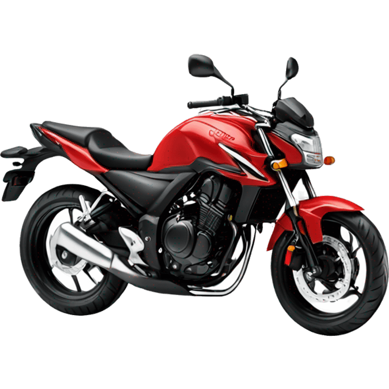 Red 2015 Honda CB500F emoji